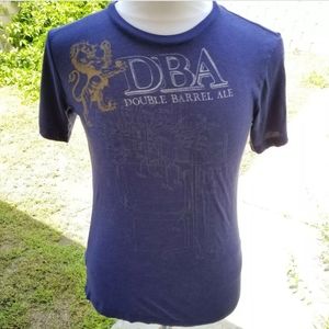 Firestone Walker Brewing DBA T-Shirt sz Medium Double Barrel Ale Beer Tee